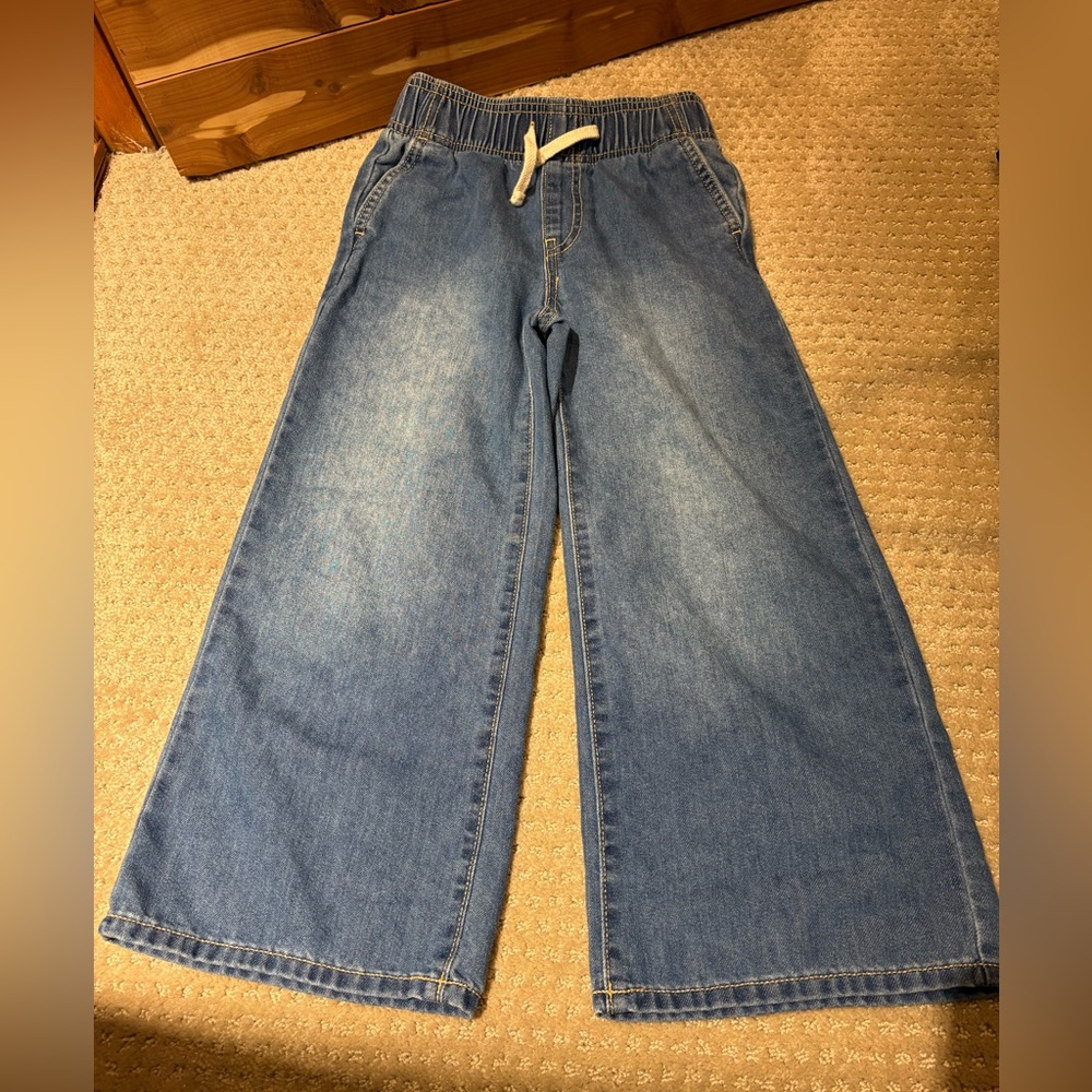 Old Navy Kids Light Blue Wide-Leg Jeans